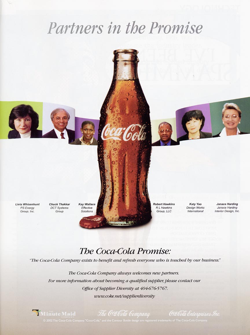 Coca-Cola Partners in the Promise, Business to Business magazine, September 2002